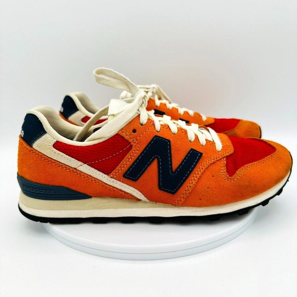 New Balance 996 Vintage Orange Suede Sneakers‎ Womens 6.5B Preppy Academia Retro - Picture 5 of 11